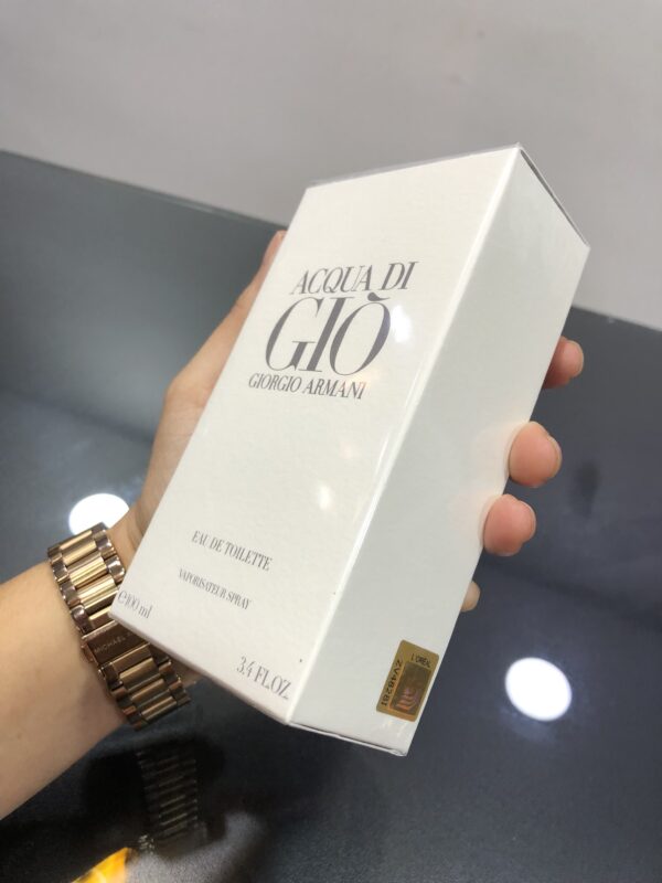 Acqua Di Giò Giorgio Armani Perfume Masculino Eau de Toilette - 100ml - Imagem 10