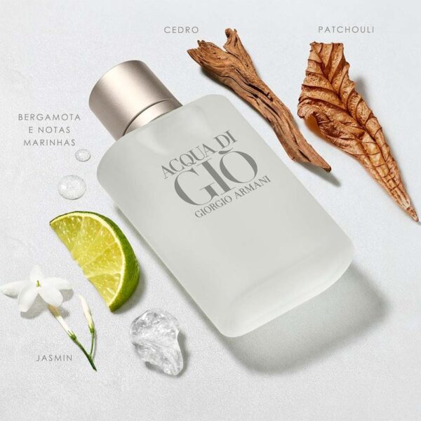Acqua Di Giò Giorgio Armani Perfume Masculino Eau de Toilette - 100ml - Imagem 5