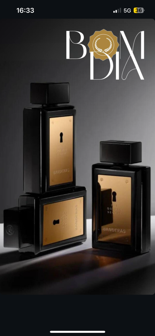 Antonio Banderas The Golden Secret  Eau de Toilette -100ml - Imagem 3