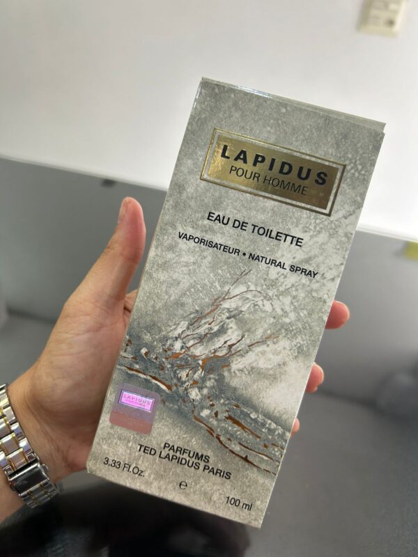 Lapidus Pour Homme 100ml Eau De Toilette - EDT Masculino - Imagem 3